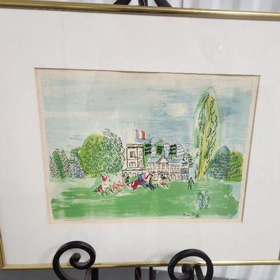 Mixed Media watercolor by Raoul Dufy 