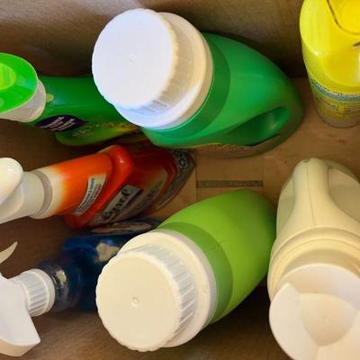 Unused or Barely Used Household Cleaning/Laundry Supplies $3 per bottle