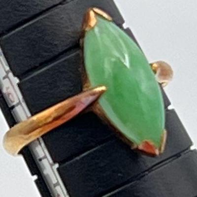 SJP912-14k Gold & Jade Ring
