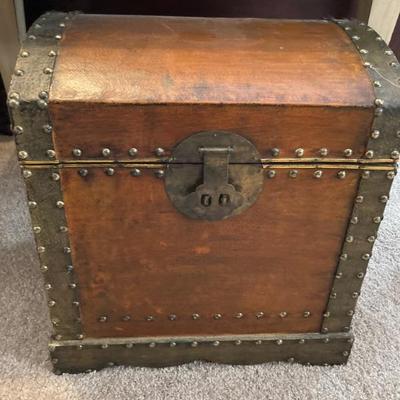 Antique Look â€˜Treasureâ€™ Chest 16â€h x  14â€w x 12â€d $39