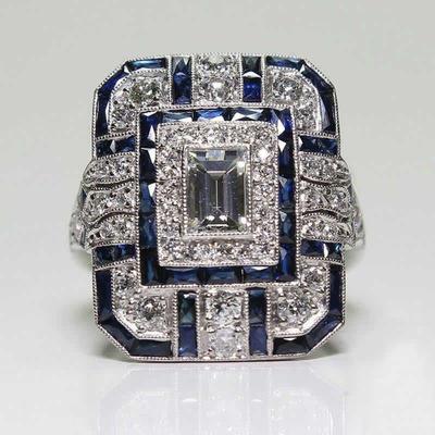 Pretty Cobalt Ladies Ring
