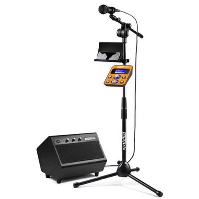 Karaoke Machine - used. Allows you to add back-up vocals and other effects.  Use with YouTube, MP# and more.

