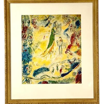 Lot ArtM9 - Vintage 1970s Mystical At The Met Ballet Marc Chagall
Measures 18x20 1/2
Art Measures 11 1/2 x 13 1/2
Marc Chagall 