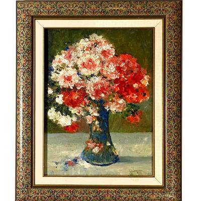 Lot ArtM12 - Stunning Floral Still Life Oil Painting By Peter Guarino
Exceptional painting by Nantucket artist Peter Guarino 
Measures 13...