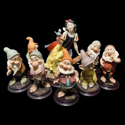 Complete Giuseppe Armani Disney Snow White & 7 Set