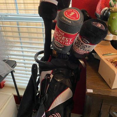 Set of Callaway Golf Clubs and Bag