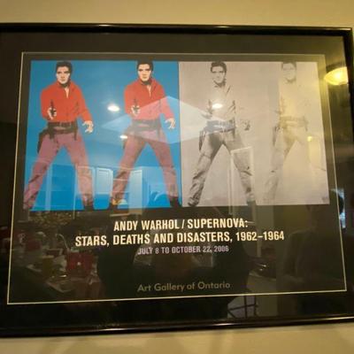 Andy Warhol poster - Elvis wall art