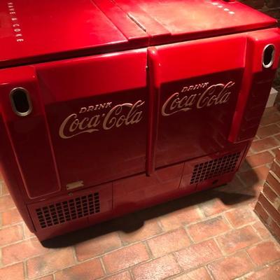 Working 1950â€™s Coca Cola Cooler
