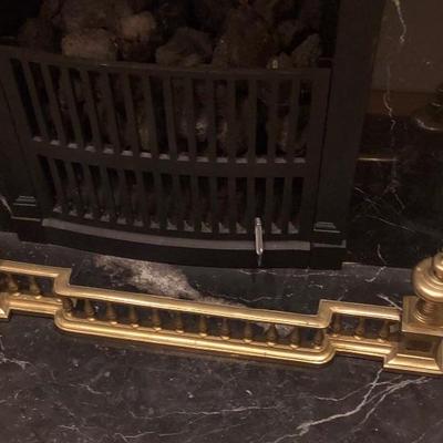 Another beautiful traditional fireplace fender
