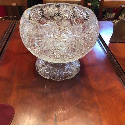 Just a few of the beautiful cut glass pieces available