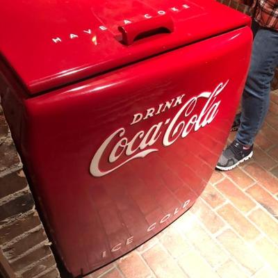 Vintage 1950â€™s Coca Cooler in great working order