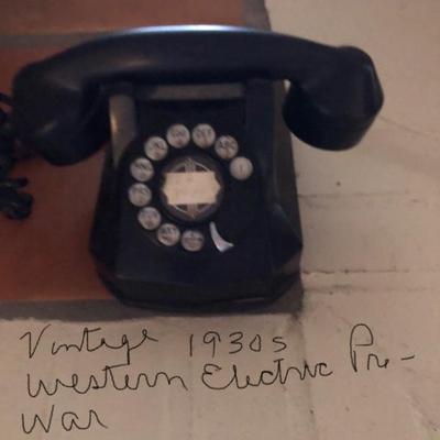 Vintage 1930â€™s Western Electric pre-war phone