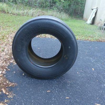 Vintage NASCAR Tire From the Car of Ricky Rudd - 27½