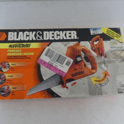 Black & Decker NaviGator Powered Handsaw/Jigsaw SC500 - New in Box