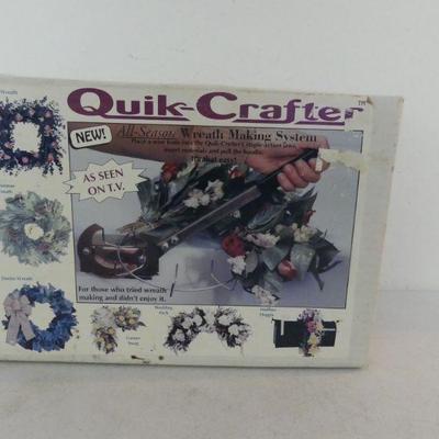 Quik-Crafter All Season Wreath Making System - New in Box (Still Sealed)