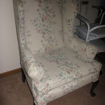 Broyhill wingback chair   buy it now $ 65.00