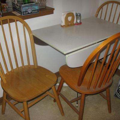 table and 3 chairs   buy it now $ 75.00