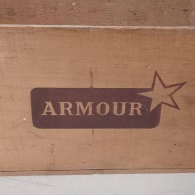 Vintage Armour Corned Beef Crate 