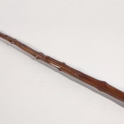 19th C. Stag Handle Cane / Walking Stick