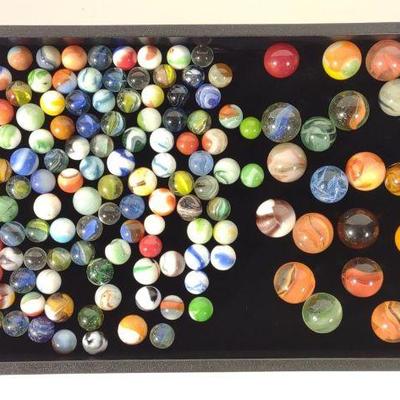 Lot of Playing Marbles (Incl. Large Marbles)