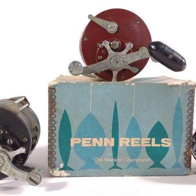 3 Vintage Fishing Reels (incl. Penn in Box)