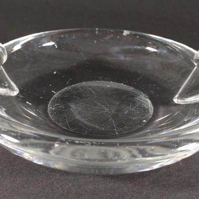 Steuben Crystal Art Glass Ashtray George Thompson