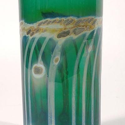 Artist Signed Studio Glass Art Vase