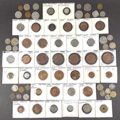 Lot of 69 International Coins