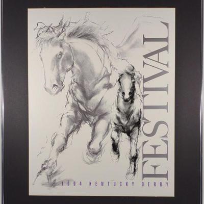 1994 Kentucky Horse Derby Festival Poster