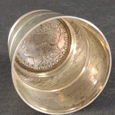 1921-S Morgan Dollar in Sterling Silver Cup