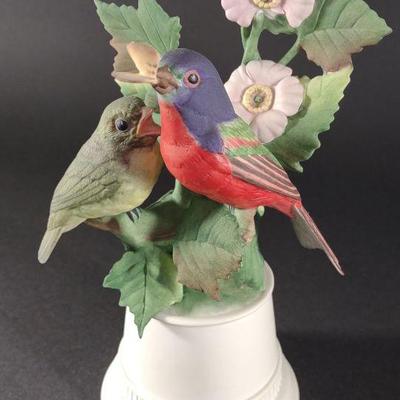 Boehm L.E. Nonpareil Buntings Bird Figure #446