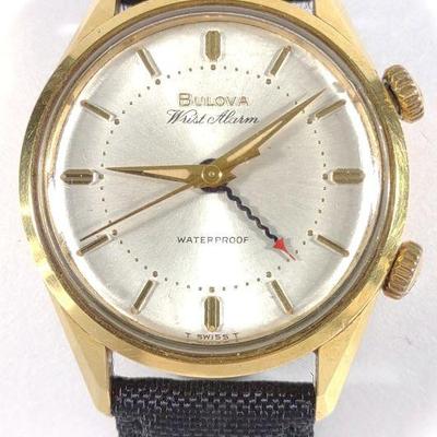 1965 Bulova Wrist Alarm Watch (Gold Plated)