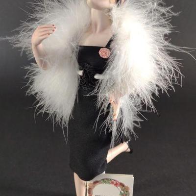 Ann Schwaberow Signed Porcelain Flapper Doll Kais