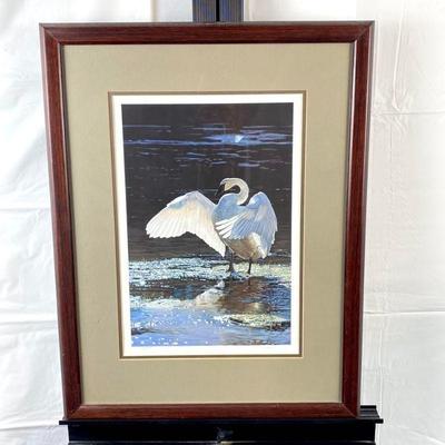 Limited Edition Signed Lithograph by Terry Isaac ~ 864/1250 in 1991 ~ 20" x 25" Framed