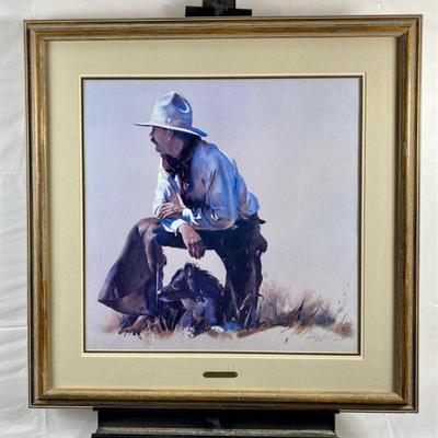 Framed Lithograph by William Matthews 