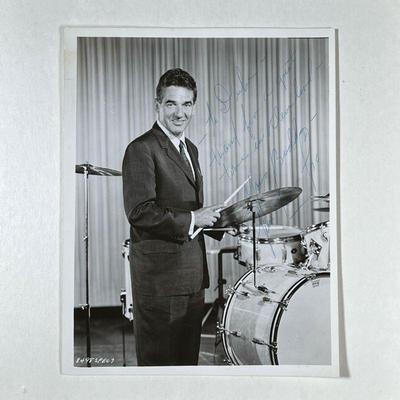 [AUTOGRAPH] GENE KRUPA | Gene Krupa. A scarce youthful 8 X 10 signed inscribed photo of the American bandleader and drummer. 