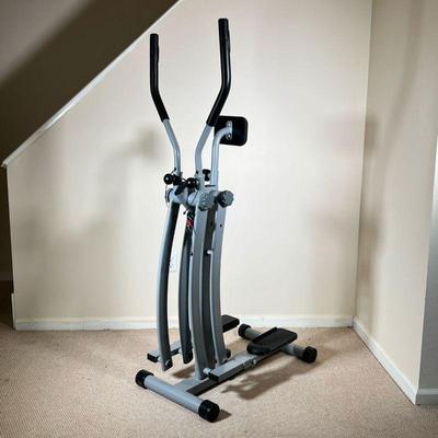 BROOKSTONE EXERCISE MACHINE | Low tech exercise machine similar to an elliptical machine. - l. 33 x w. 19 x h. 64 in 