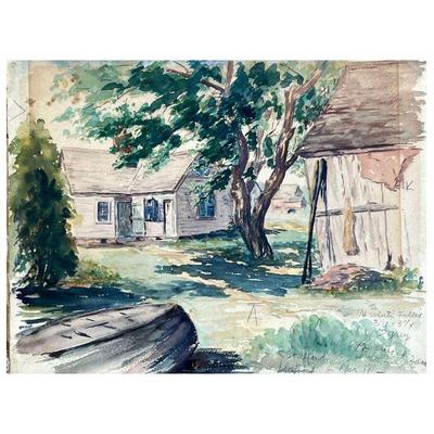 AMERICAN SCHOOL (20TH CENTURY) | watercolor on paper. Signed 