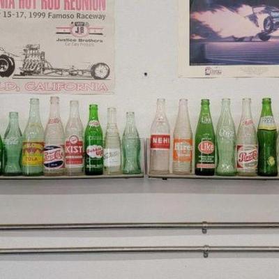 #1033 â€¢ Vintage Glass Soda Bottles