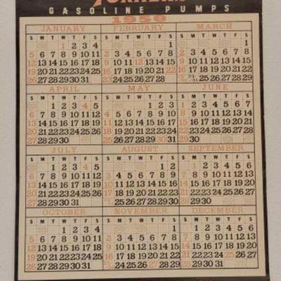 #1010 â€¢ Tokheim Gasoline Pumps 1958 Calendar