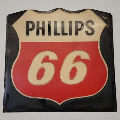 #287 â€¢ Single Sided Plastic Phillips 66 Sign
