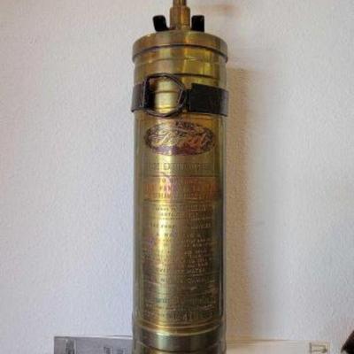 #240 â€¢ Vintage Ford Fire Extinguisher with Wall Mount