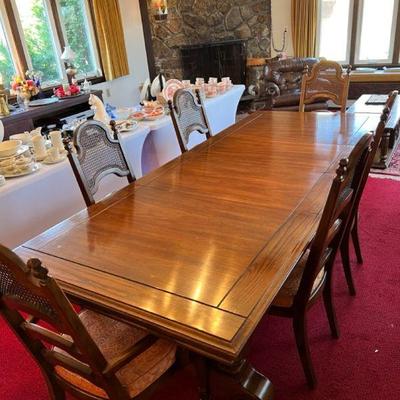 Burlington Fine Dining Table and (6) Chairs