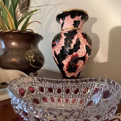 Vase Art Deco Ceramic Monaco