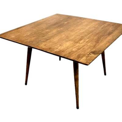 PAUL MCCOBB Planner Group Midcentury Modern 32-Inch Square Wood Coffee / Side Table