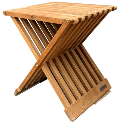 Vintage Trip Trap Designs / Skagerak Teak Fionia X-Chair - Folding Stool, Side Table