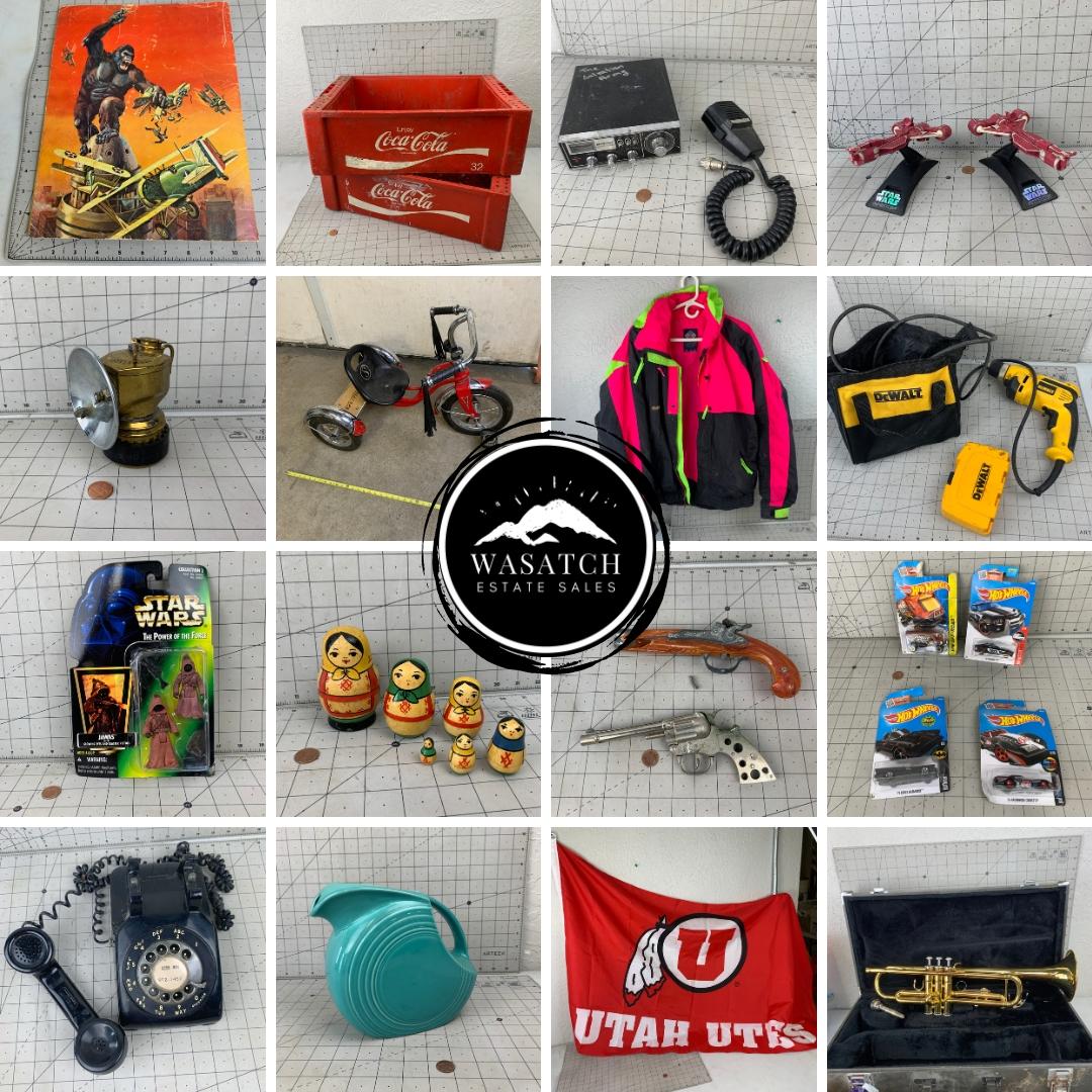 Wasatch Estate Sales' Local ONLINE Auction Part 1 Ends Wed. April 12th
