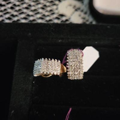 10kt gold and diamonds