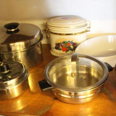 Stainless steel pots