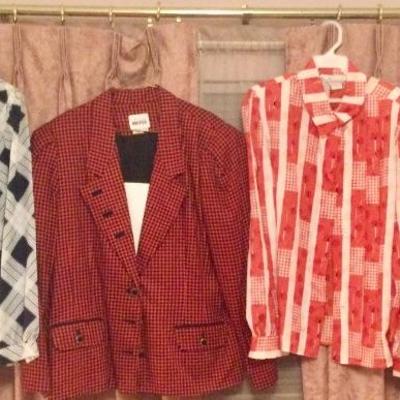 Vintage jackets and dresses